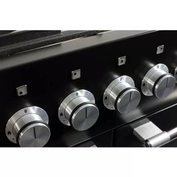 Piano de cuisson gaz							FALCON				Semi Pro MERCURY 110 NOIR BRILLANT INOX