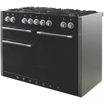 Piano de cuisson gaz							FALCON				Semi Pro MERCURY 120 NOIR MAT INOX POLI