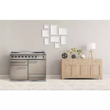 Piano de cuisson induction							FALCON				Semi Pro DELUXE 110 FAUVE NICKEL BROSSÉ