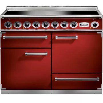 Piano de cuisson induction							FALCON				Semi Pro DELUXE 110 ROUGE CERISE NICKEL