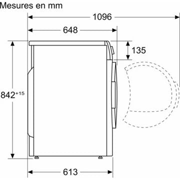 Sèche linge à condensation							BOSCH				WPG2313SFR Serenity Série 6