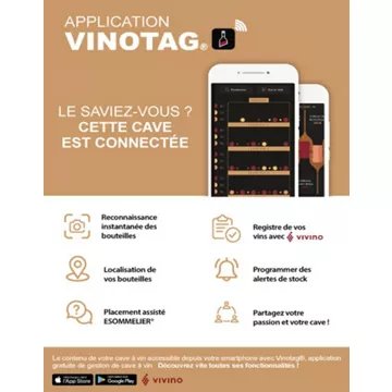 Cave à vin encastrable 							AVINTAGE				AVI110DZB1