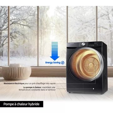 Sèche linge pompe à chaleur							SAMSUNG 				DV16T8520BV