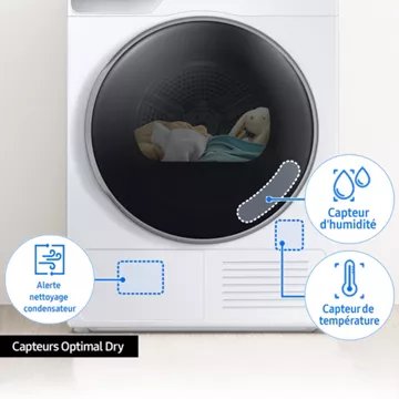 Sèche linge pompe à chaleur							SAMSUNG 				DV16T8520BV