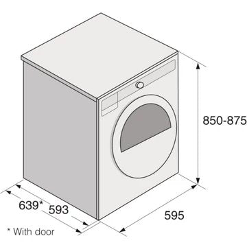 Sèche linge pompe à chaleur							ASKO				T608HX.W