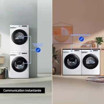 Sèche linge pompe à chaleur							SAMSUNG 				DV80T5220AW