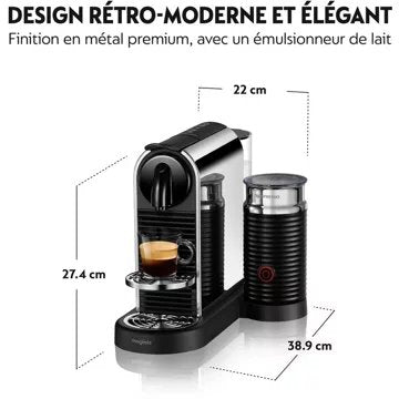 Nespresso							MAGIMIX				Citiz & Milk Platinum Chrome 11716