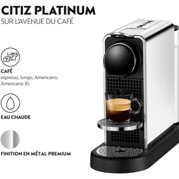 Nespresso							KRUPS				Citiz Platinum Acier YY5026FD