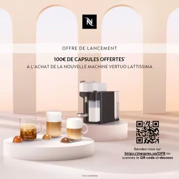 Nespresso							DELONGHI				Lattissima Blanche ENV300.W