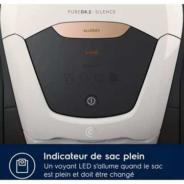 Aspirateur avec sac							ELECTROLUX				Pure D8 Allergy PD82-ALRG