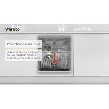 Lave vaisselle encastrable 							WHIRLPOOL				WBO3T133PFX 6ème sens