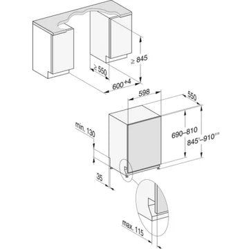 Lave vaisselle encastrable 							MIELE				G 5152 SCVi