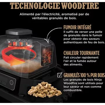 Barbecue électrique							NINJA				Woodfire OG701EU