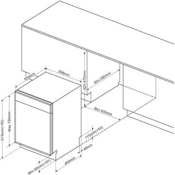 Lave vaisselle encastrable 							DE DIETRICH				DBJ422DQX