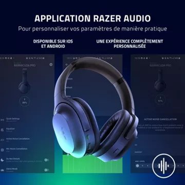 Casque gamer							RAZER				Barracuda Pro