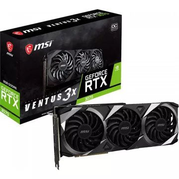 Carte graphique							MSI				GEFORCE RTX 3070 VENTUS 3X 8G OC LHR