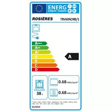 Combiné four lave-vaisselle							ROSIERES				TRV60NORB/1 TRIO Vitro W