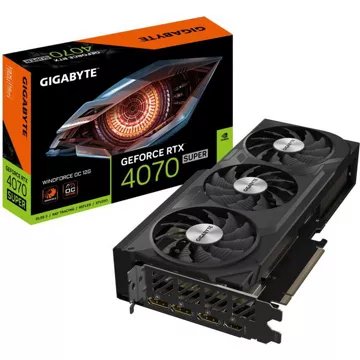 Carte graphique							GIGABYTE				GeForce RTX 4070 SUPER OC 12G