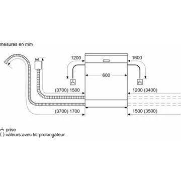 Lave vaisselle 60 cm							BOSCH				SMS4HTI47E serie 4 Reconditionné