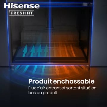 Réfrigérateur multi portes							HISENSE				RQ768N4GBE freshfit