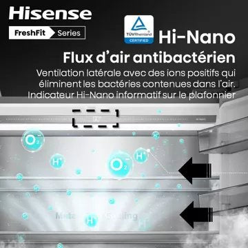 Réfrigérateur multi portes							HISENSE				RQ768N4GBE freshfit