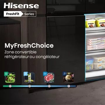 Réfrigérateur multi portes							HISENSE				RQ768N4GBE freshfit