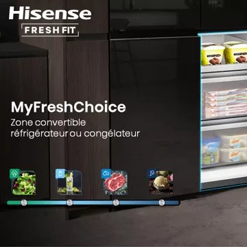 Réfrigérateur multi portes							HISENSE				RQ768N4GBE freshfit