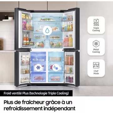 Réfrigérateur multi portes							SAMSUNG 				RF65DG960ESR