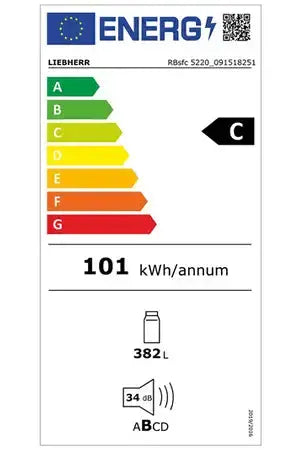 Réfrigérateur 1 porte Liebherr RBSFC 5220 Liebherr