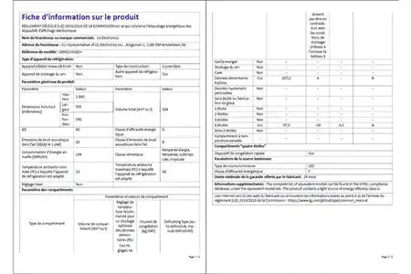 Réfrigérateur congélateur en bas Lg GBM21HSADH Lg