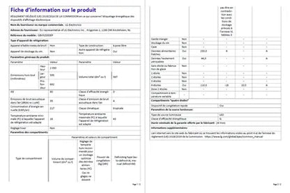 Réfrigérateur congélateur en bas Lg GBV3200DEP Lg