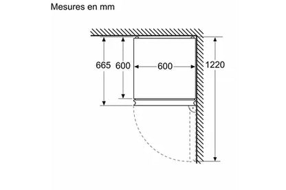 Réfrigérateur congélateur en bas Siemens KG39N2IDF HYPERFRESH Siemens