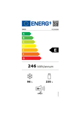 Refrigerateur congelateur en bas Smeg FC20XDNE Smeg