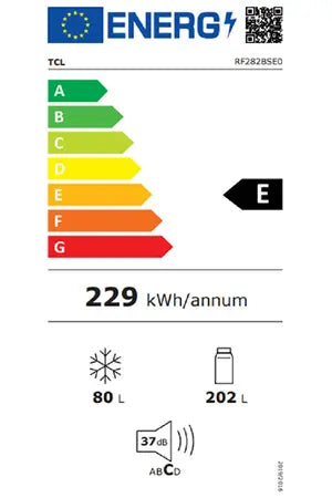 Réfrigérateur congélateur en bas Tcl RF282BSE0 Tcl