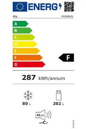 Refrigerateur congelateur en bas Tcl RF282BSF0 Tcl