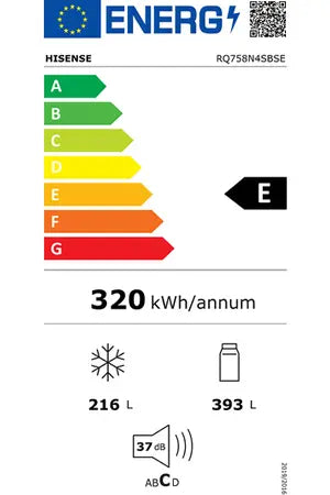 Réfrigérateur multi-portes Hisense RQ758N4SBSE Hisense