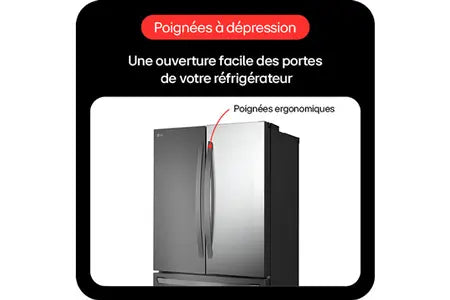 Réfrigérateur multi-portes Lg GMZ765SBHJ - Instaview Miroir Lg