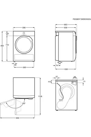 Sèche-linge Aeg T8DBD844F Aeg