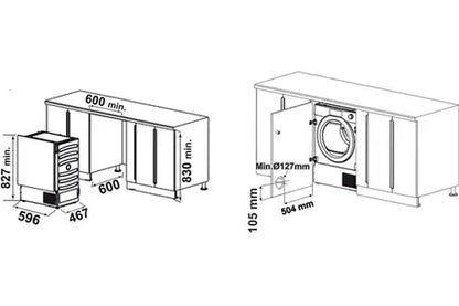 Sèche-linge Candy CBTD 7A1TE-S Candy