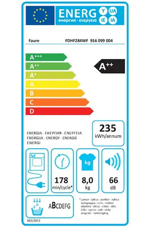 Sèche-linge Faure FDHF284WF Faure