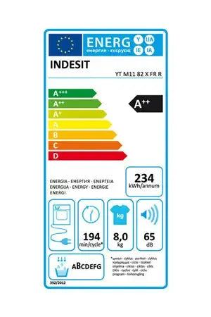 Sèche-linge Indesit YTM1182XFRR Indesit