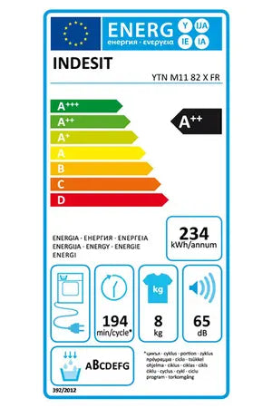 Sèche-linge Indesit YTNM1182XFR Indesit