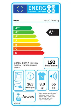 Sèche-linge Miele TSC 223 Miele