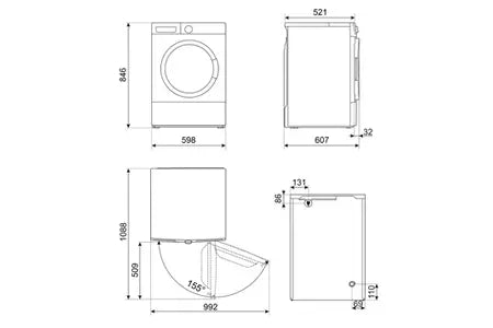 Sèche-linge SMEG DNP83SLIN SMEG