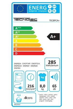 Sèche-linge TECNOLEC TEC8PCA+ Tecnolec