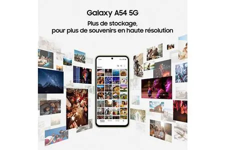 Smartphone Samsung Pack Galaxy A54 128go Graphite 5g + Buds Live Noir Samsung